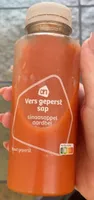 Vers geperst sap - sinaasappel aardbei