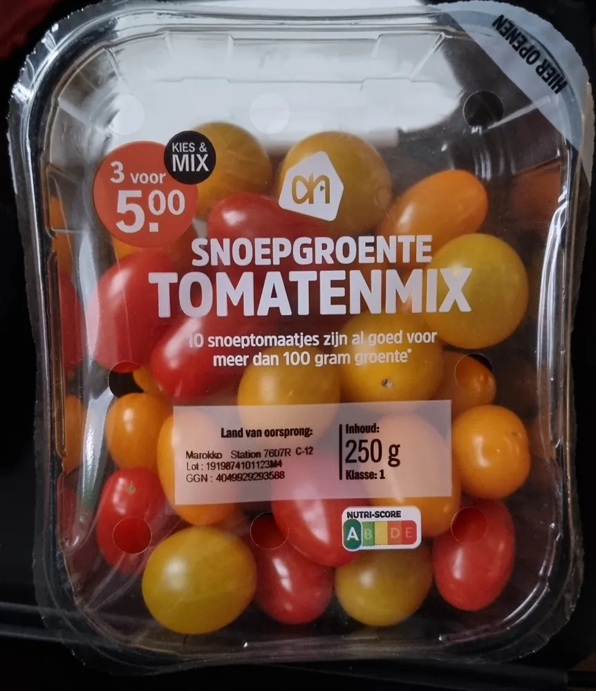 Snoepgroente tomatenmix