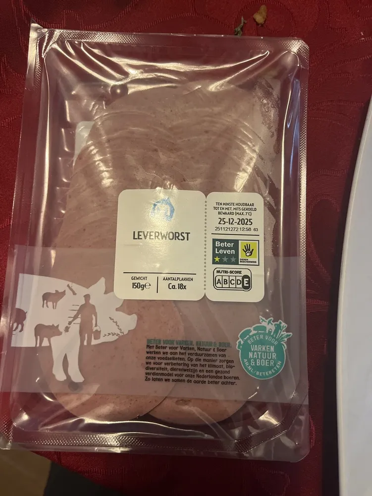 Leverworst Plakjes