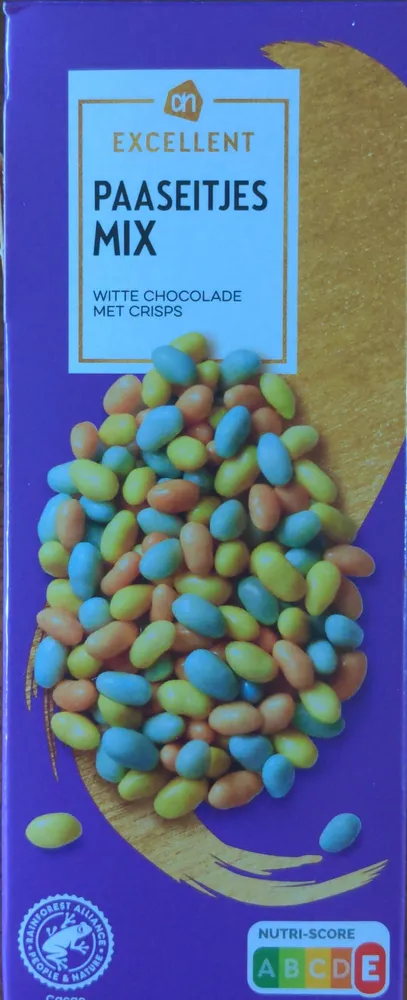EXCELLENT PAASEITJES MIX WITTE CHOCOLADE MET CRISP