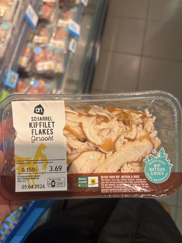 AH Scharrel gerookte kipfiletflakes