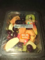 Blauwe bes, cantaloupe, kiwi, appel