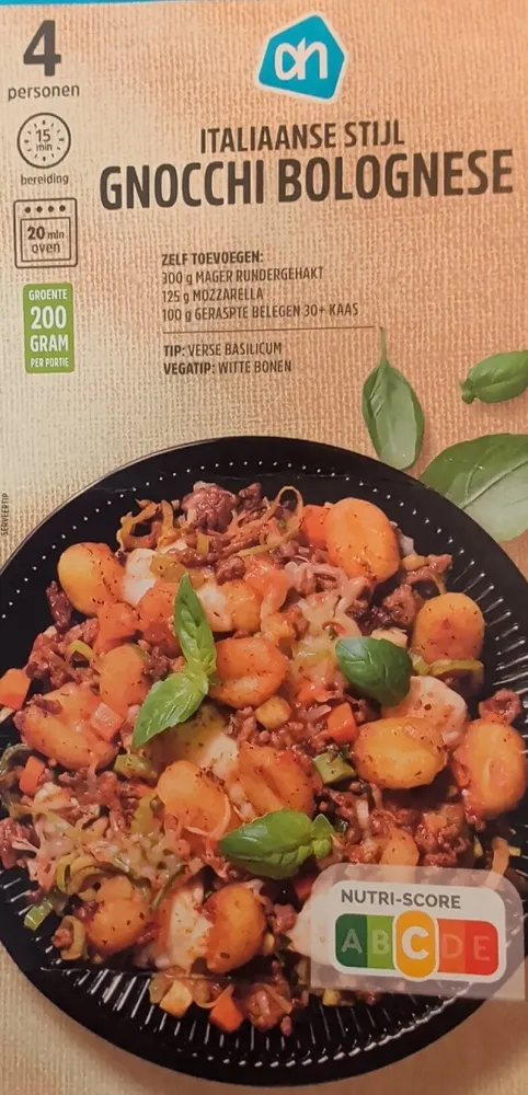 Italiaanse Stijl Gnocchi Bolognese