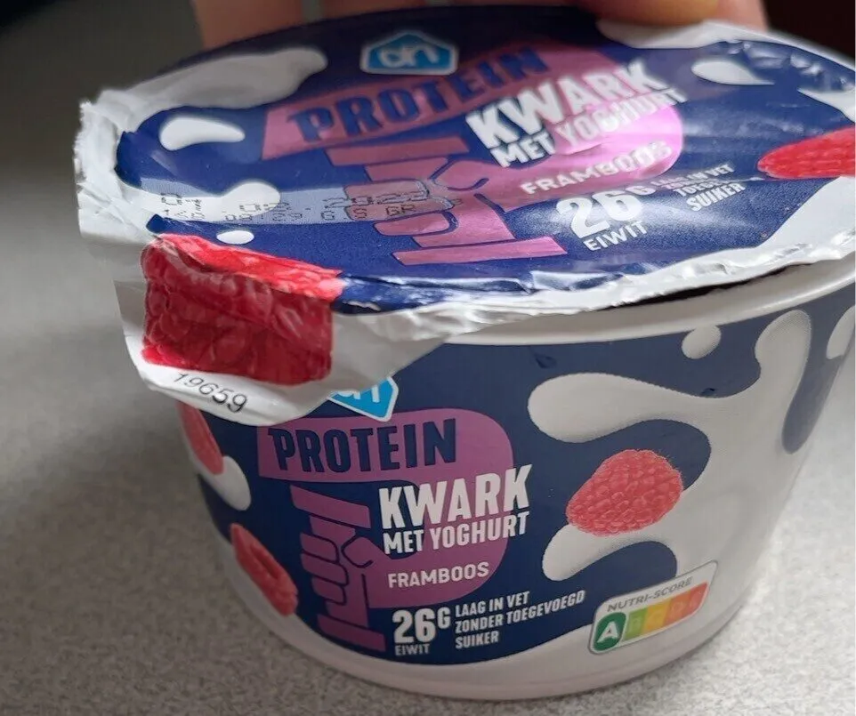 Protein Kwark Framboos