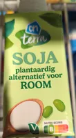 Soja plantaardig alternatief voor room