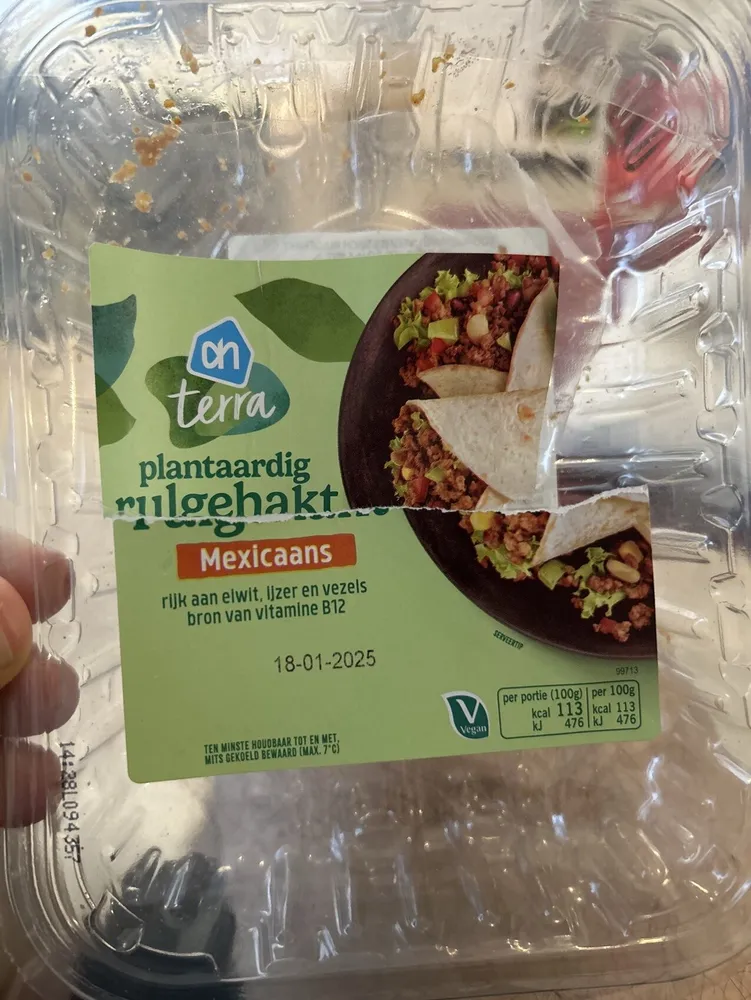 Plantaardig rulgehakt, Mexicaans