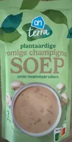 Plantaardige romige champignon soep