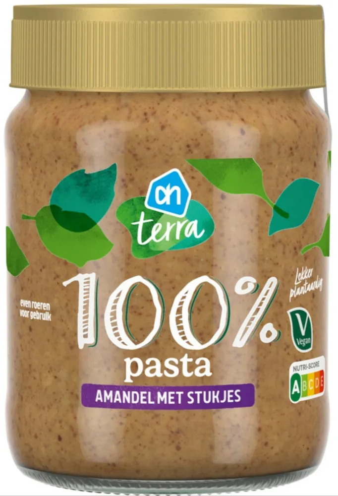100% pasta amandel met stukjes