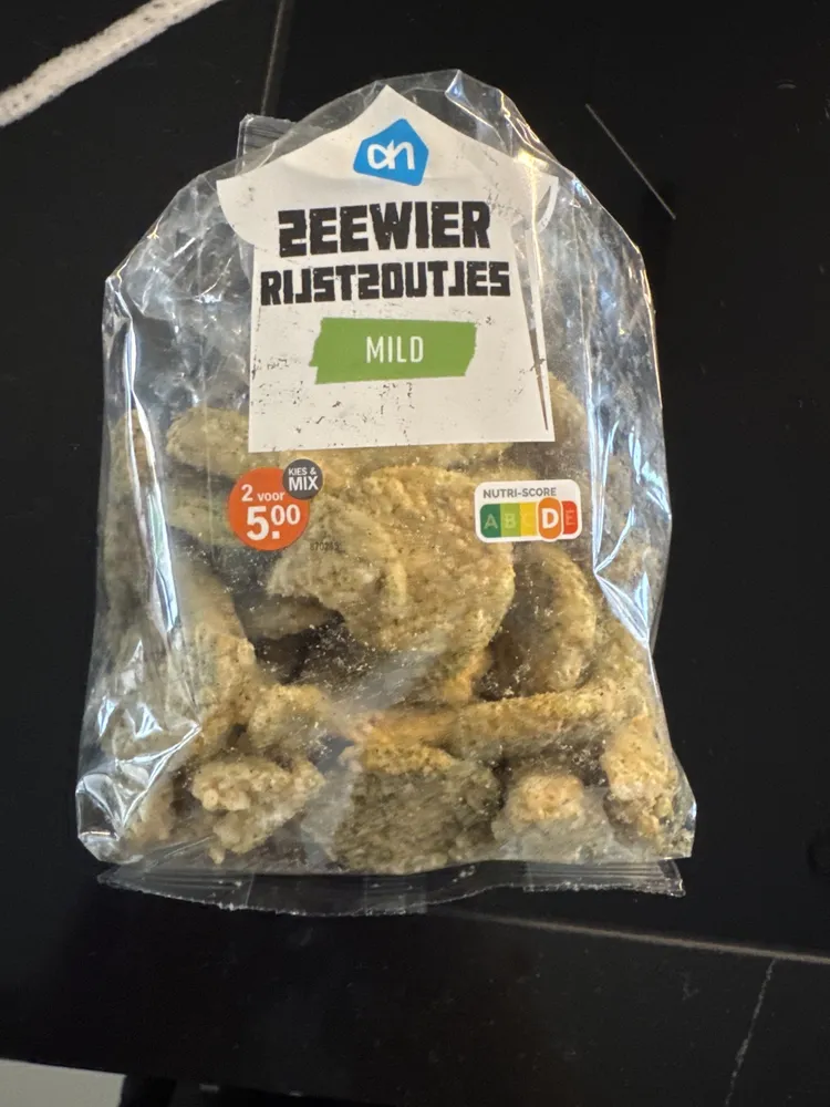 Zeewier rijstzoutjes