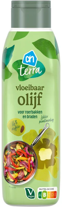 Vloeibaar olijf roerbakken en braden