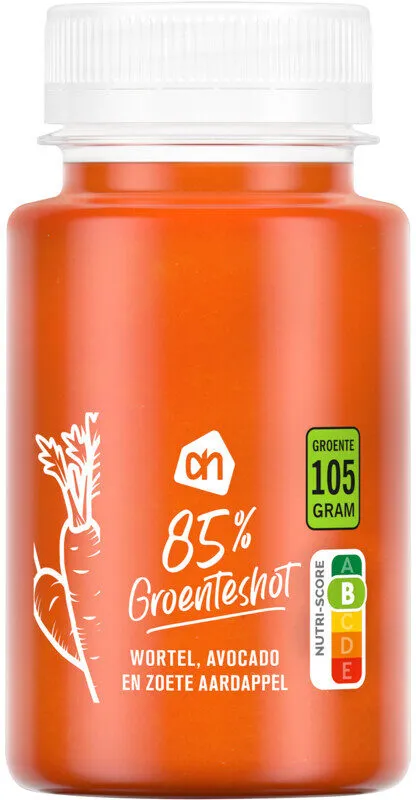 85% groenteshot wortel