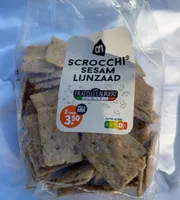 Crackers sesam en lijnzaad