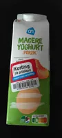 Magere yoghurt perzik