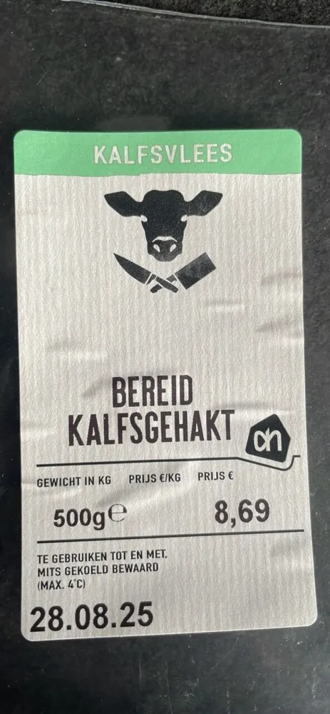 AH Kalfsgehakt bel