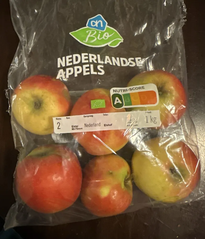 AH Biologisch Nederlandse appel zak