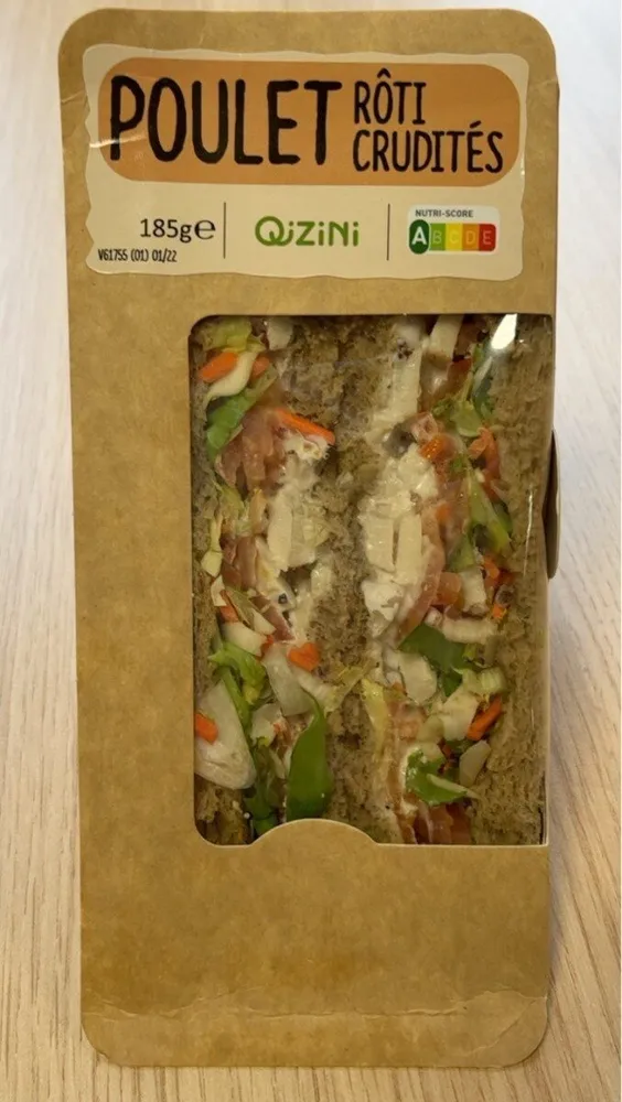Poulet Rôti Crudités