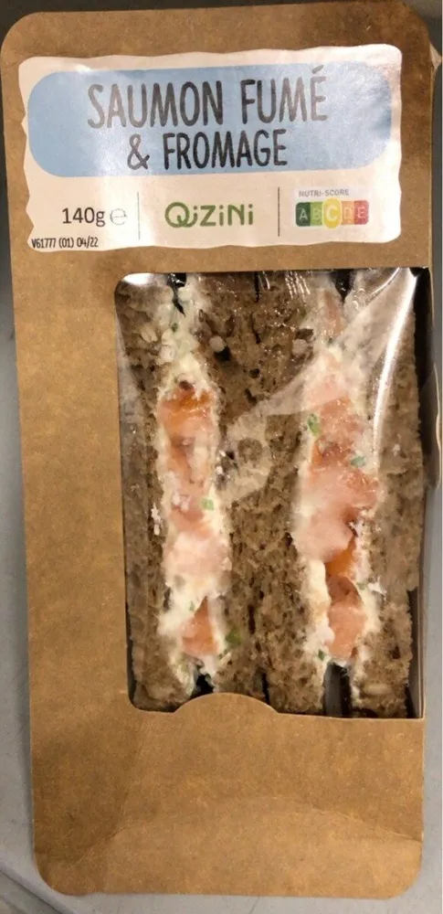 Saumon fumé et fromage