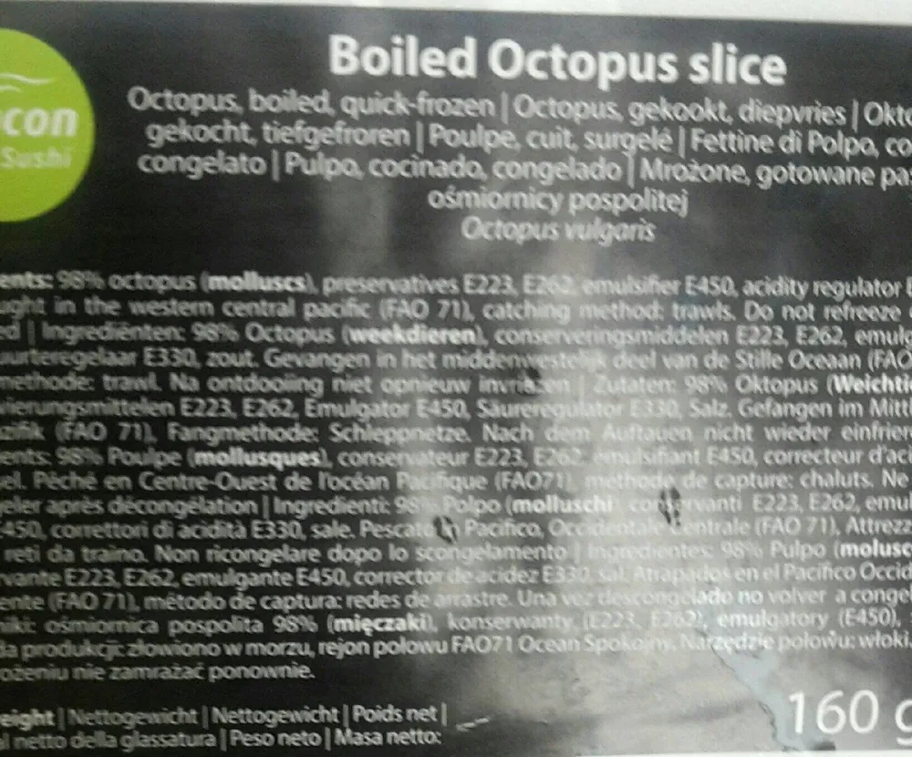 Boîte Octopus slice