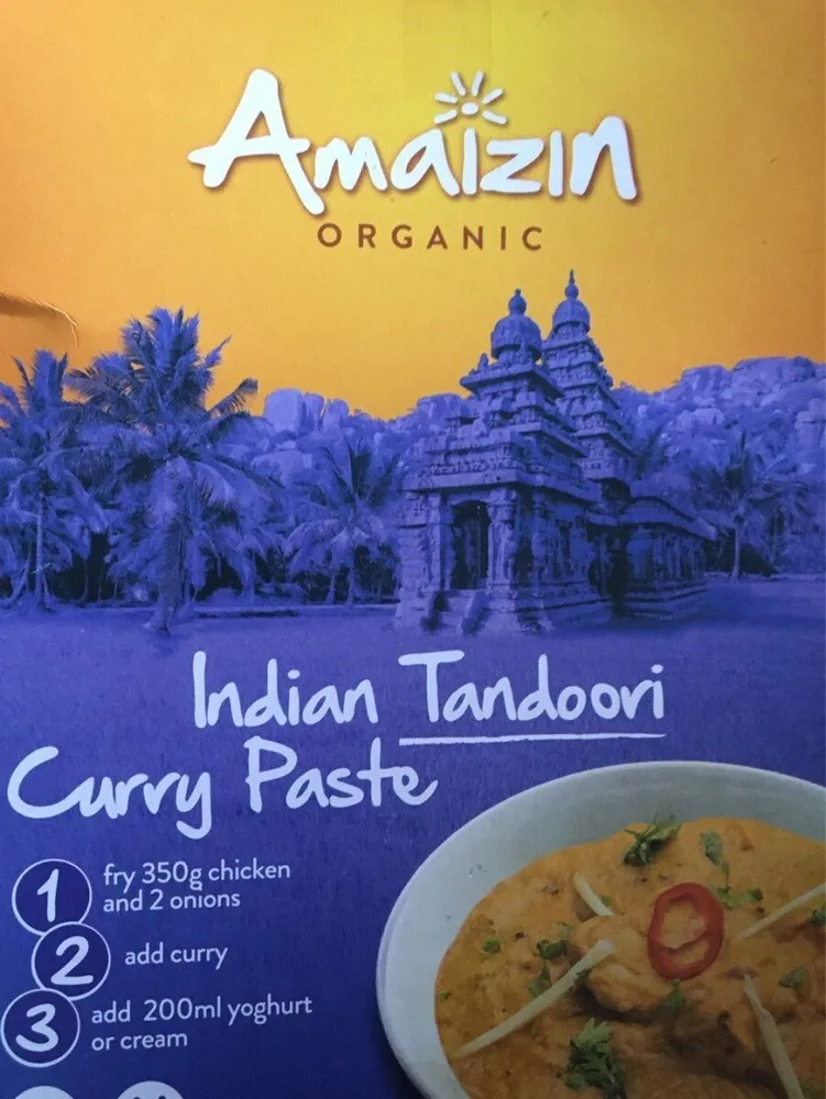Indian tandoori curry paste