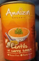 Lentils in curry sauce