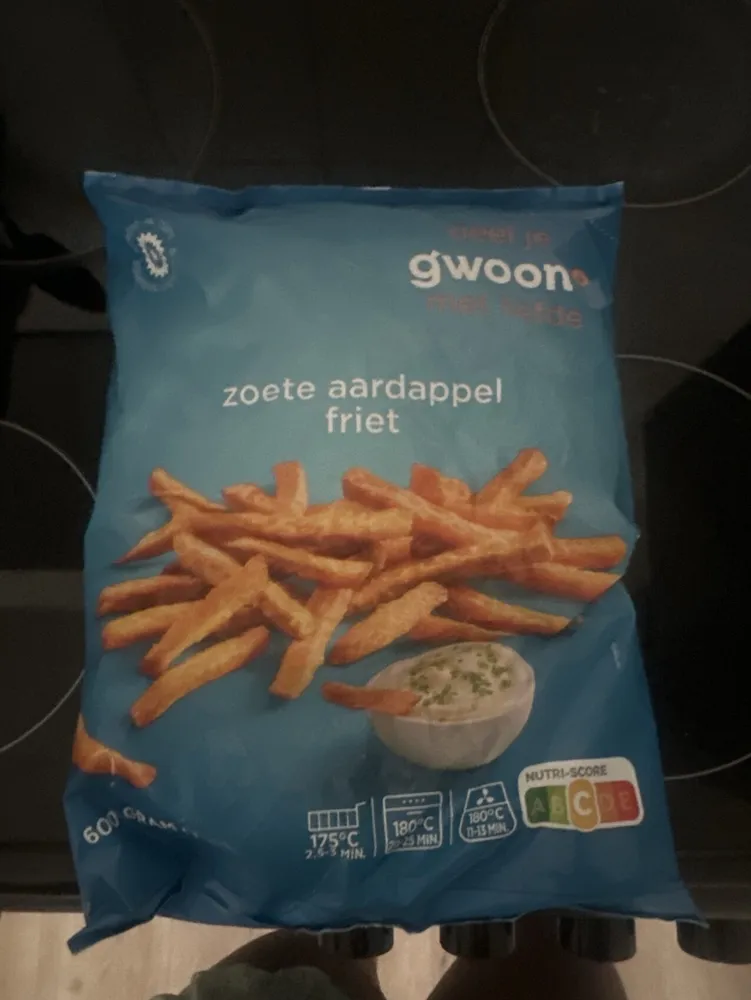 Zoete aardappel friet