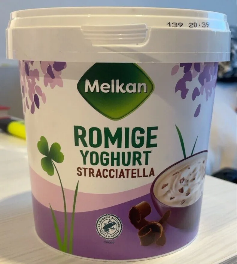 Melkan ROMIGE YOGHURT stracciatella 8025615/169839