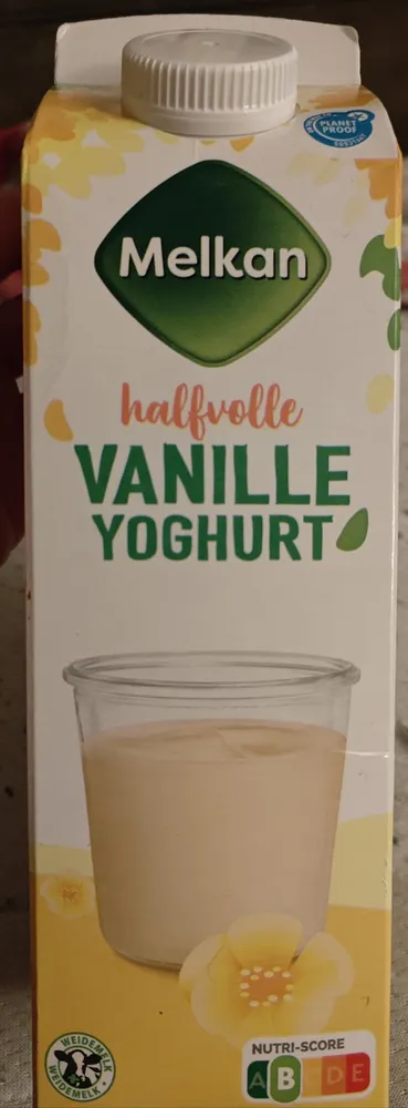 Halfvolle vanille yoghurt