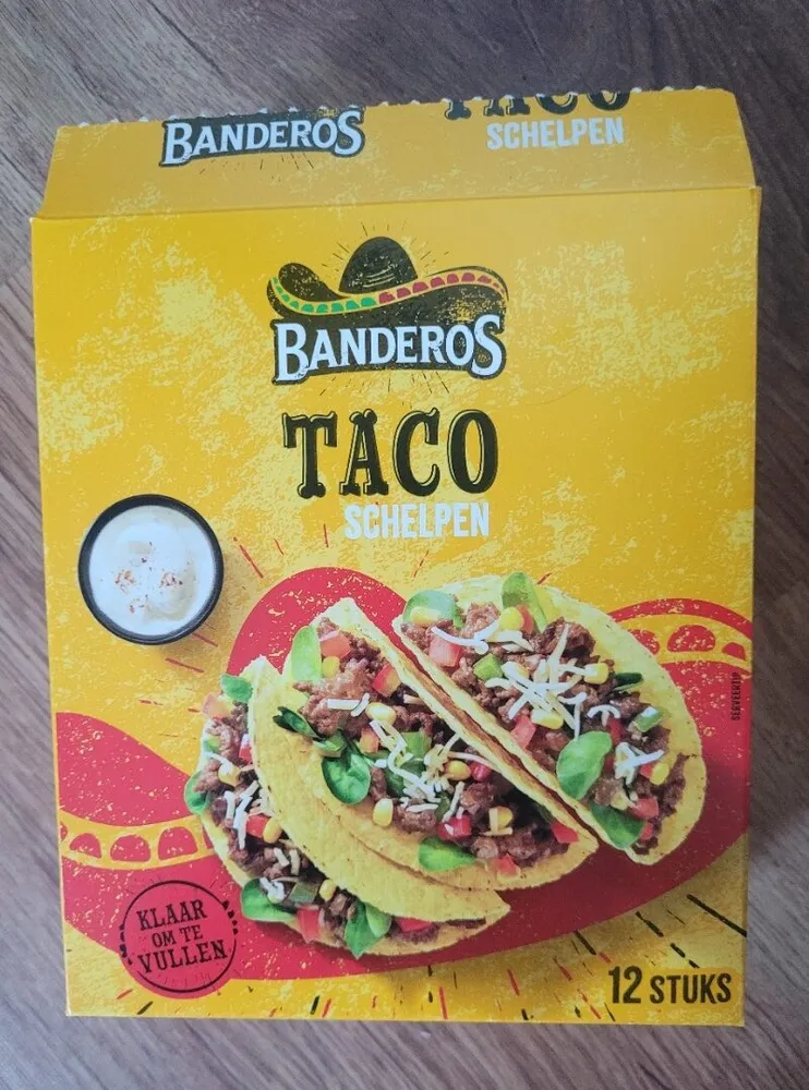 BANDEROS SCHELPEN TACO BANDEROS TACO SCHELPEN KLAA