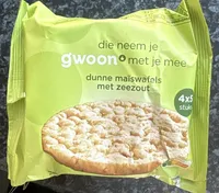 dunne maïswafels met zeezout