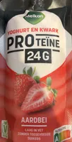Melkan YOGHURT EN KWARK PROTEÏNE 24G VEGA AARDBEI