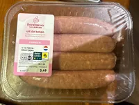 4 varkenssaucijsjes