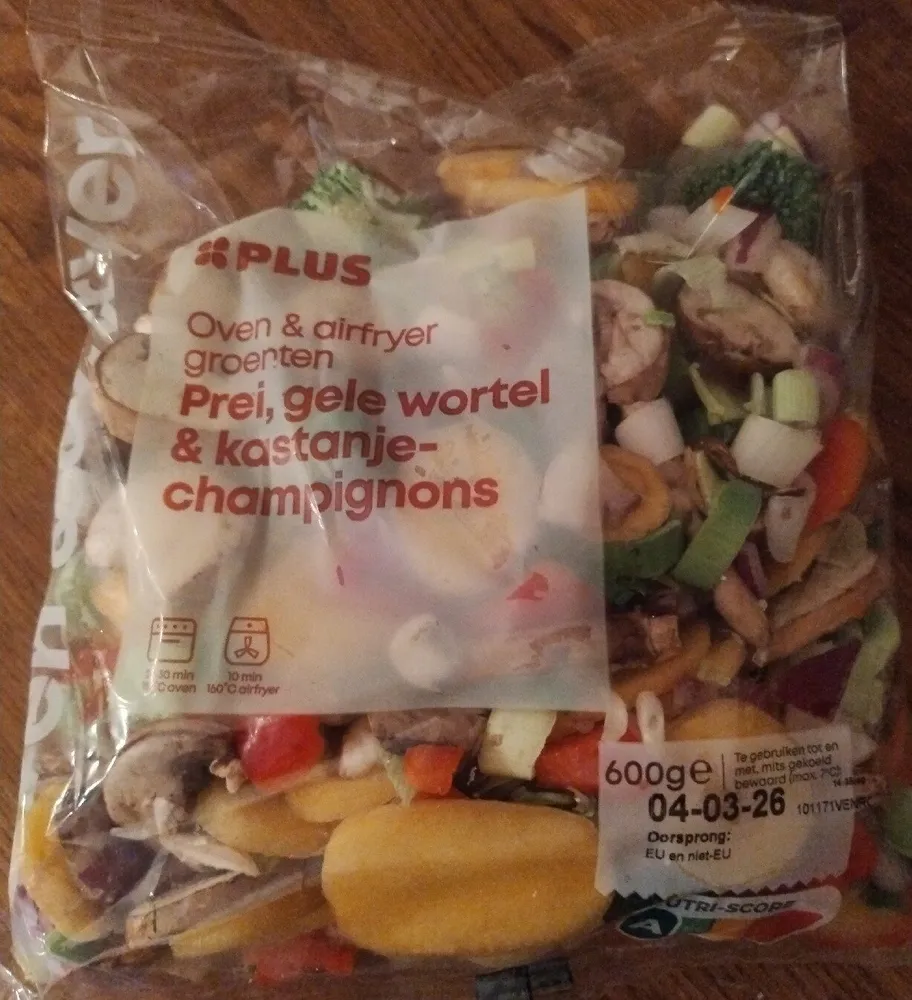 Prei, Gele Wortel & Kastanjechampignons