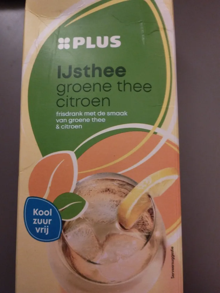 IJsthee groene thee citroen