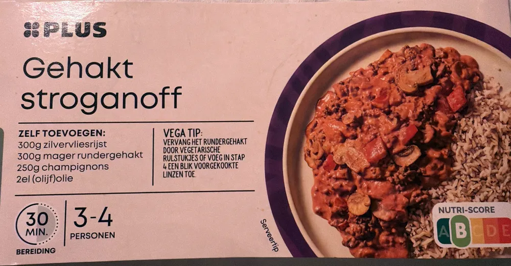 Gehakt stroganoff