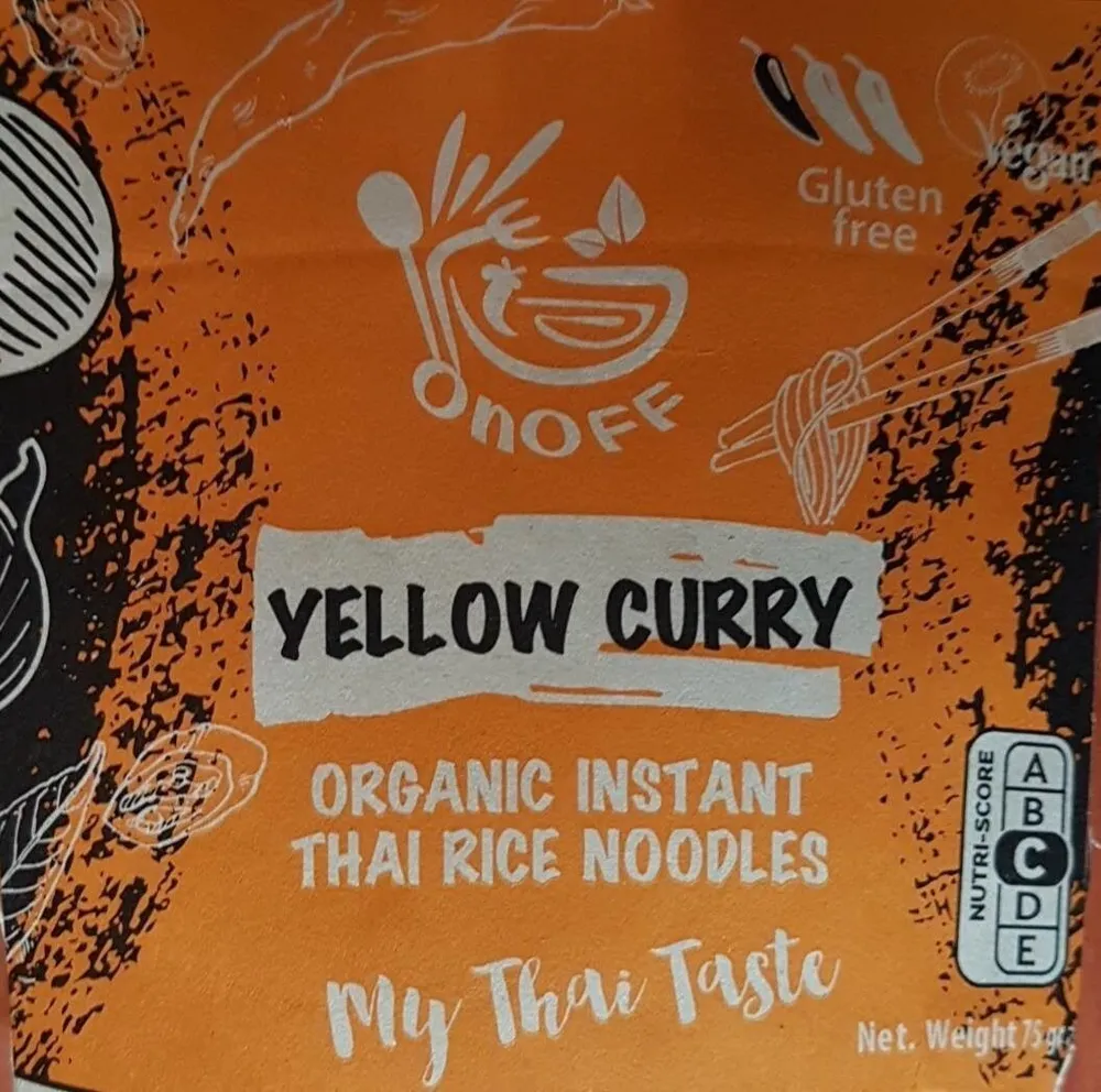 Organic instant thaï rice noodles