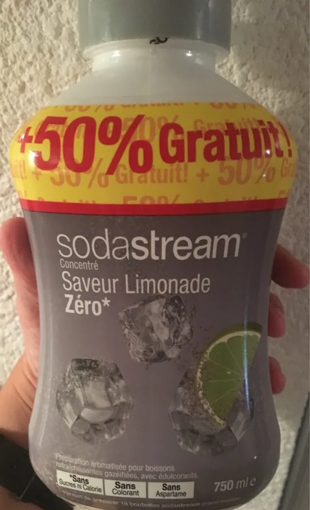 Concentré saveur Limonade Zéro (+50% gratuit)