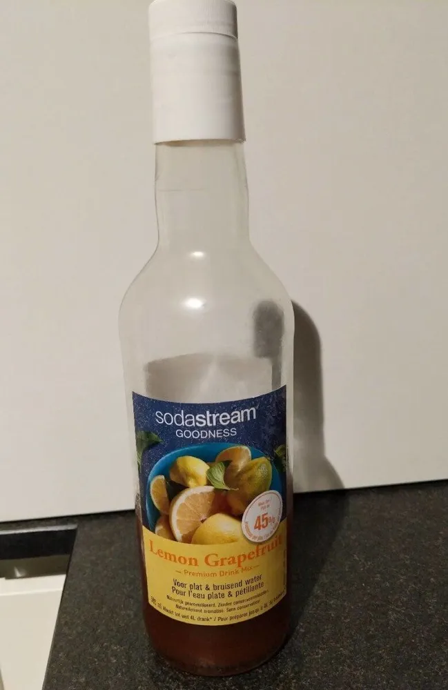 Sodastream goodness lemon grapefruit