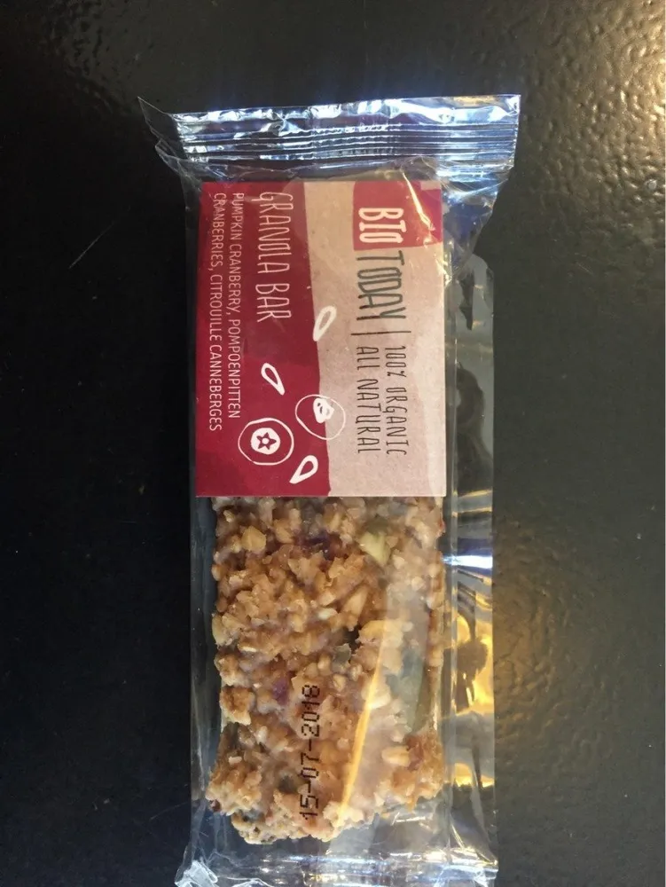 Granola Bar - cranberries canneberges