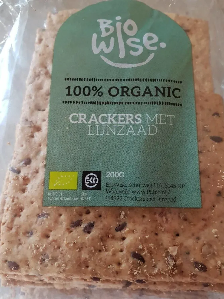 Crackers avec graines de Lin