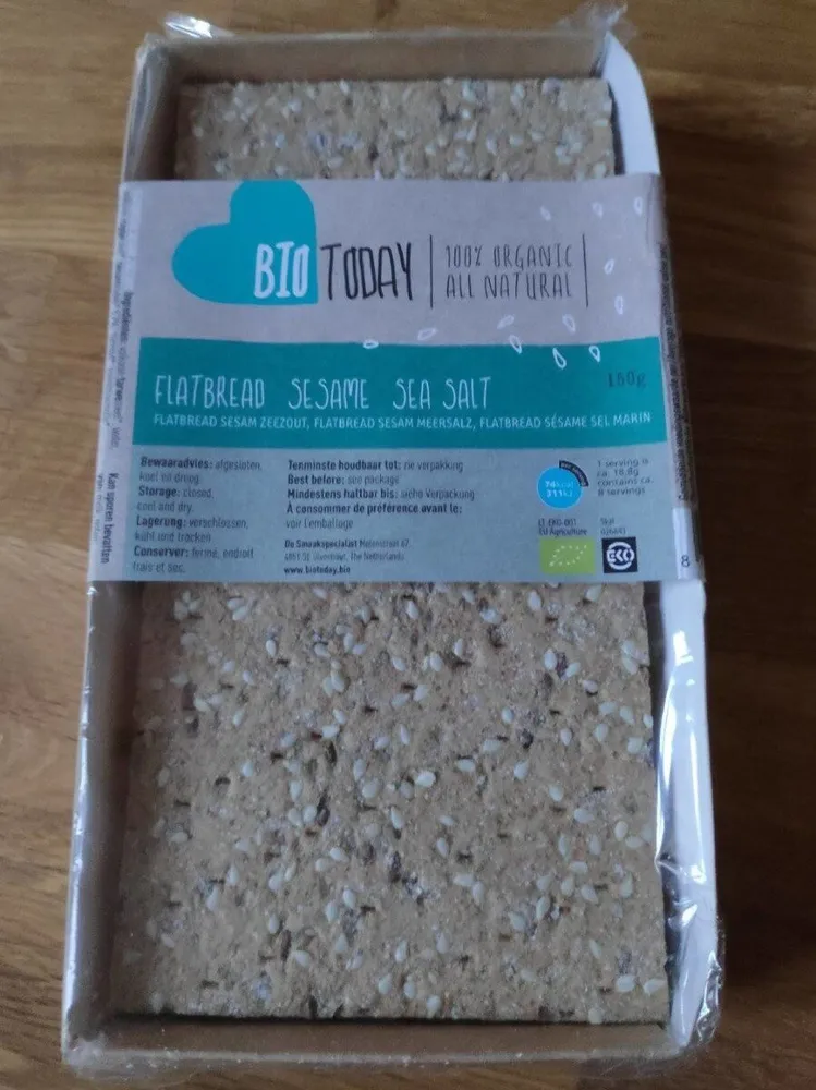 Flatbread sésame sea salt