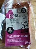Veggie crackers with beetroot