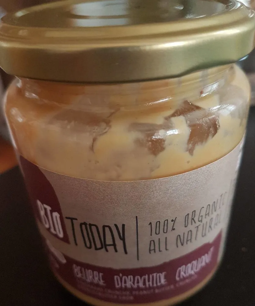 Beurre d'arachide croquant