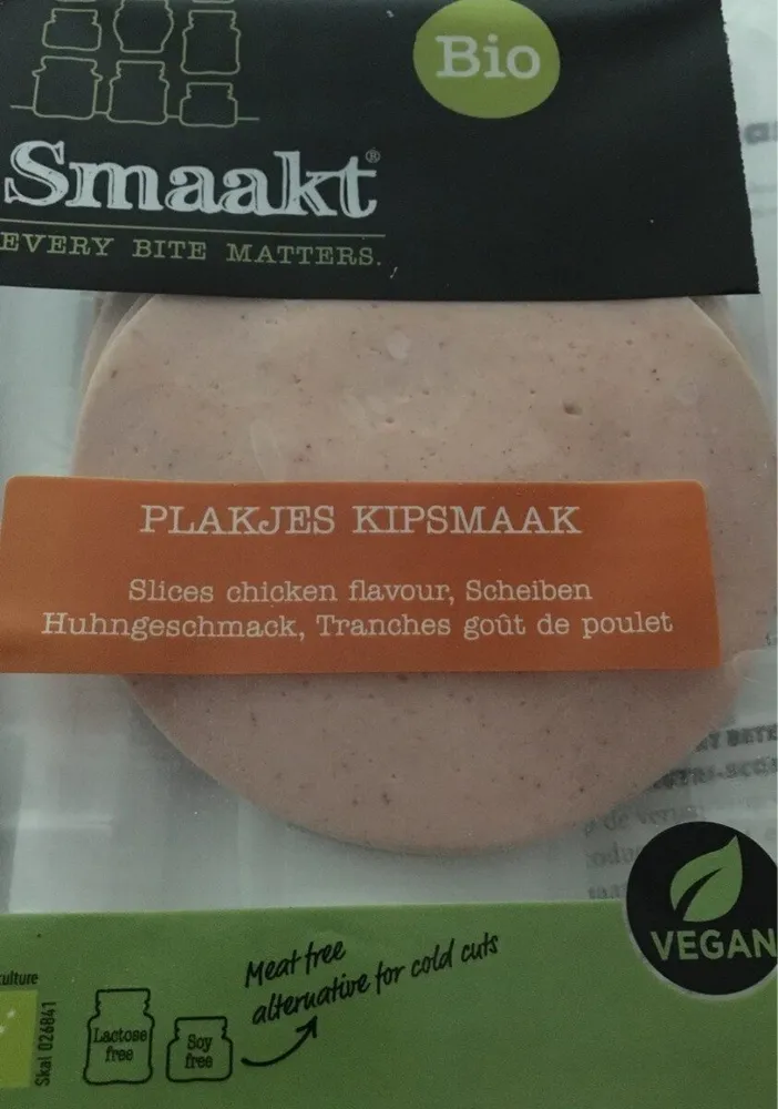 Plakjes kipsmaak