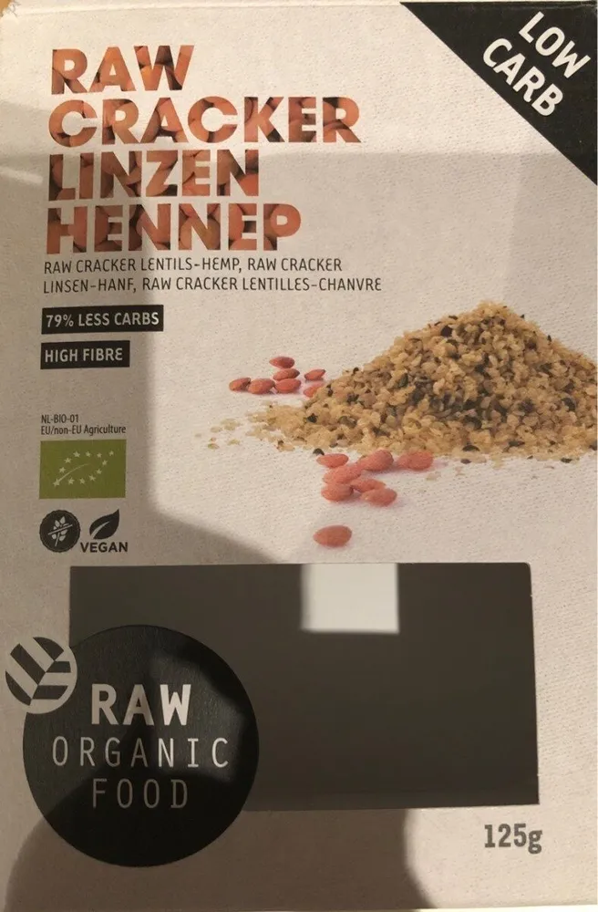 Raw cracker linzen hennep