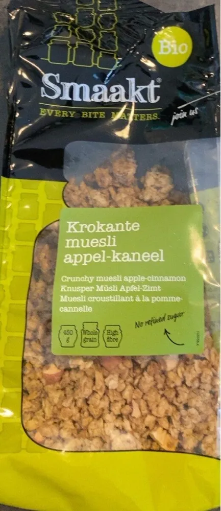 Krokante muesli appel-kaneel