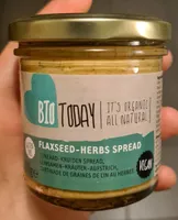 Tartinade de graines de lin au herbes