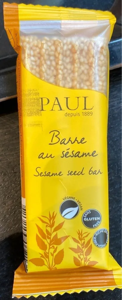 Barre au sesame