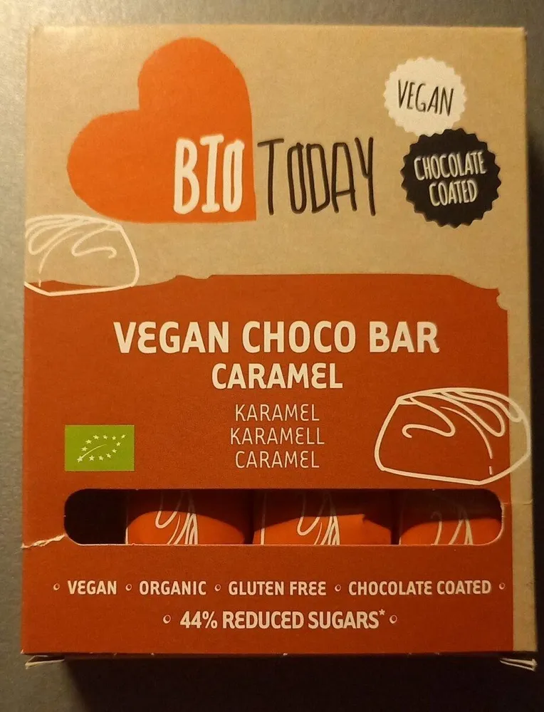 Vegan choco bar caramel