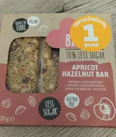 Apricot hazelnut bar