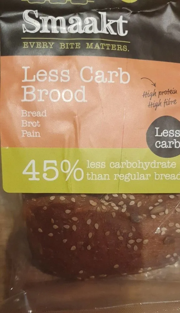 Smaakt less carb brood